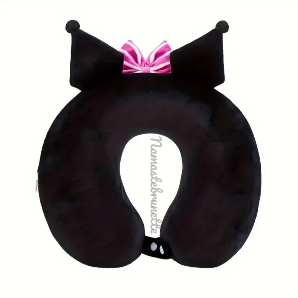 Kuromi U Shape Memory Foam Travel Neck Pillow